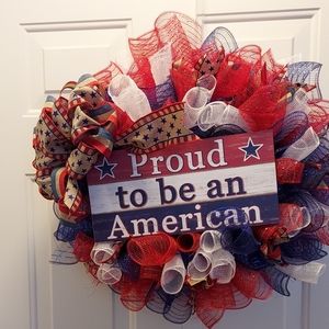 Patriotic wreath